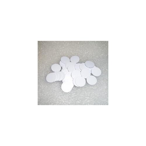 Dia 25mm 13.56Mhz ISO14443A RFID PVC Coin/Disc Tag with F08