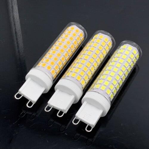 12W High Luminous Ceramic Energy Saving Chandelier Bulb G9 LED Candle Corn Light Indoor Home Lighting Decoration Lamp