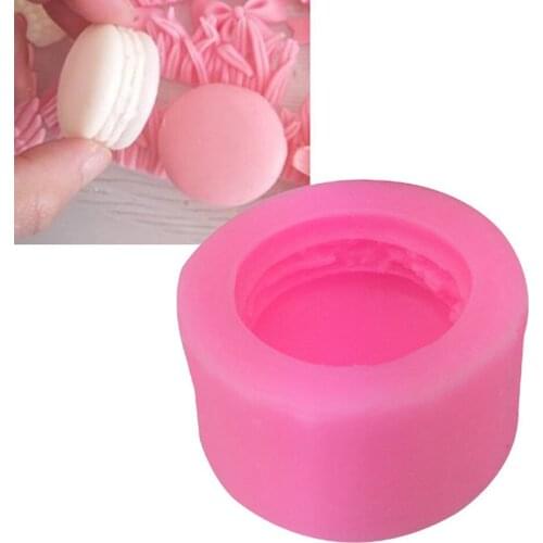 Macarone Shape Silicone Mold Cake Decoration Chocolate Food Grade Silicon DIY Gum Turning Sugar Mold Candy SOAP Making Mould
