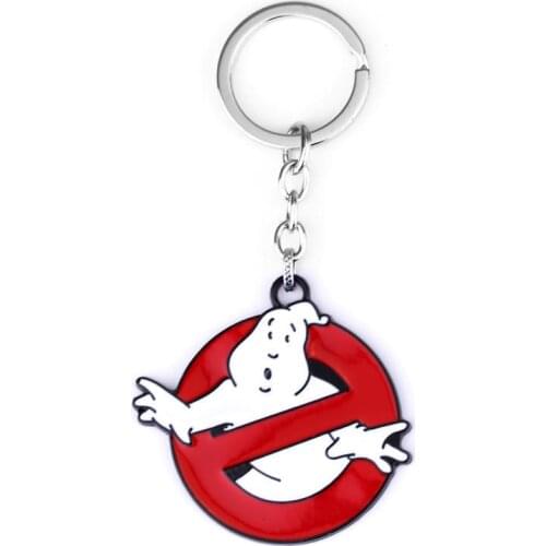 Hot Movie Ghostbusters Design Logo Alloy Key Chains Keychain Key Chain Keyring