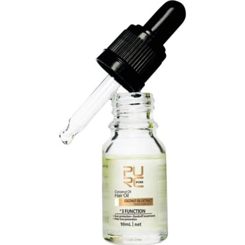 Coconut Oil Reduce Beneficial Protein Loss for Hair Health Provides Hair Nutrition Prevent Hair Loss Hair Treatment P1S1