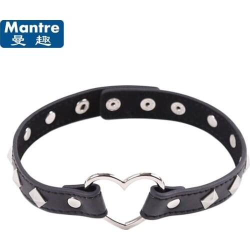 Heart Style Neck Ring Sexy Collar Sex Toys for Couples Bondage Belt Adult Games Dog Role Play Necklace
