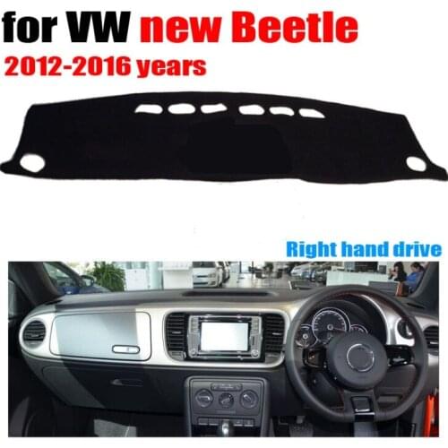 Car dashboard covers for VOLKSWAGEN VW New Beetle 2012-2016 Low configuration Right hand drive dashmat pad dash accessories