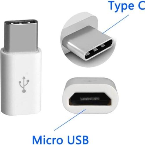 Mini Portable USB 3.1 Micro To USB-C Type-C Data Adapter Converter For Xiaomi Huawei Samsung Galaxy A7 Adapter USB Type C