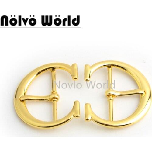 Nolvo World 20 pieces 32/35/38/45mm Deep gold Silver belt buckle purse hardware adjuster buckle