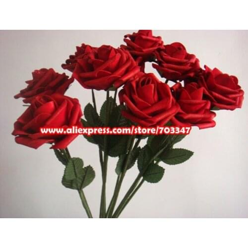 Can be Any design !!100pcs X 45cm Long Stem For the Foam Roses in 8 Different Colour ,Floral Fillers