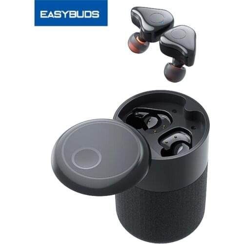 Easybuds 2in1 Mini Portable Outdoor Speaker Earphone Wireless In-ear Touch Control Slider Earbuds With Charging Box