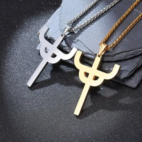 Titanium Steel Pendant Necklace Fashion Long Necklaces Jewelry Christmas Gift for Men Party Jewelry