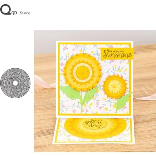 Circular Pattern Border Cutting Dies New Dies Scrapbooking Mold Cut Handmade Tools DIY Craft Decoration 2020 New Metal Dies