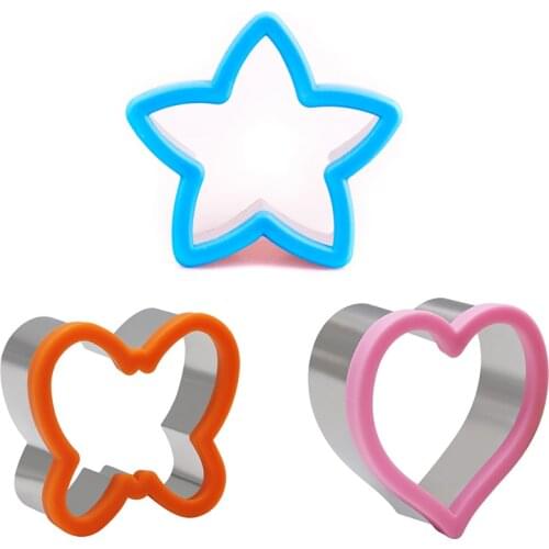 Sandwich Cutter For Kids Star Heart Shape Stainless Steel Mould Biscuit Mold