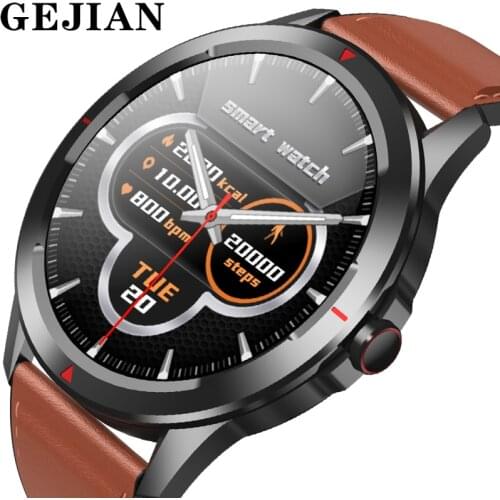GEJIAN Luxury Watch Mens Sports Smart Watch Men For Android Ios Heart Rate Blood Pressure Fitness Tracker Waterproof Smartwatch