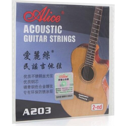 10pcs A203 Stainless Steel 2-nd Second Acoustic Guitar Strings
