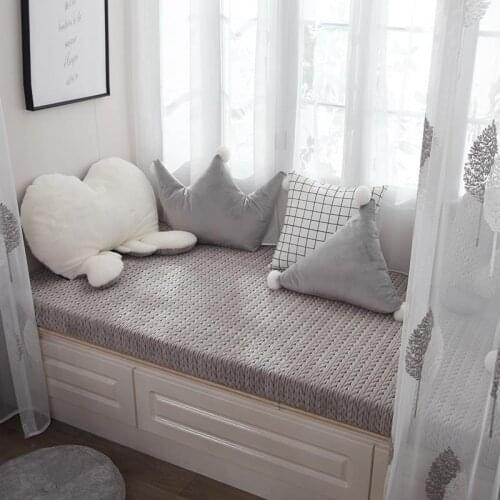 Capa De Almofada Outdoor Cama Poduszki Na Siedziska Bedroom Mattress Seat Cojin Balcony Cushion Home Decor Window Sill Mat