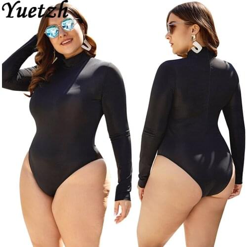 2020 swimwear women swimsuit one piece plus size swim bathing suits for female black larges size beachwear suit swimming wear