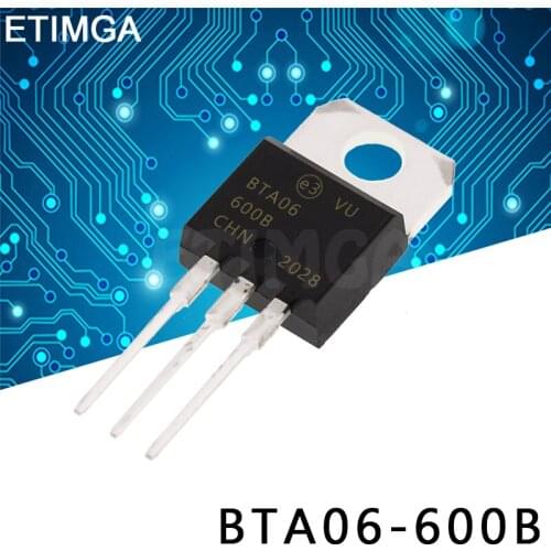 10PCS/LOT BTA06-600B BTA06-600C TO-220 Transistor BTA06600B BTA06600C BTA06-600