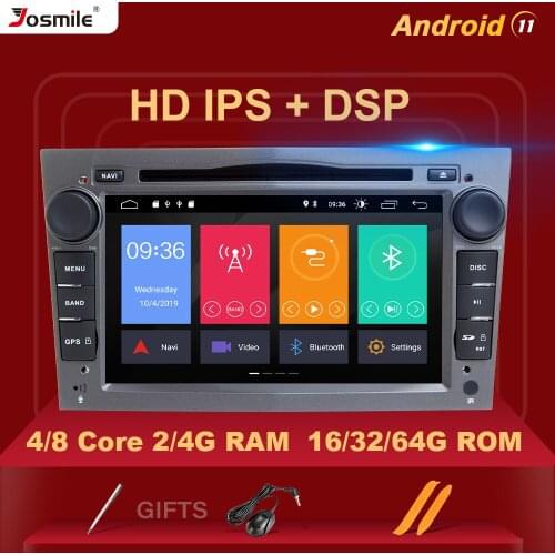 2 din Android 11 Car Multimedia Player For Opel Vectra C Zafira B Corsa D C Astra H G J Meriva Vivaro Radio GPS DVD Stereo Audio