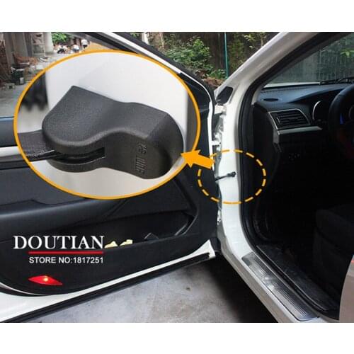 4Pcs 3D ABS chrome Car Covers Door Stopper Protection Cover For 2016 2017 2018 2020 Kia Sportage QL Car Sticker car Accessories