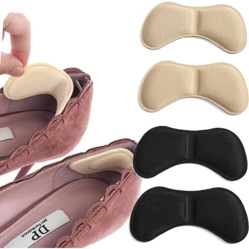 5 Pairs Heel Insoles Pain Relief Cushion Anti-wear Adhesive Feet Care Pads Heel Sticker Heel Liner Grips Crash Insole Patch