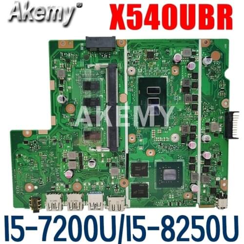 Akemy X540UBR Laptop Motherboard For Asus X540UB X540UBR MainBoard Tested I5-7200U/I5-8250U 4GB RAM