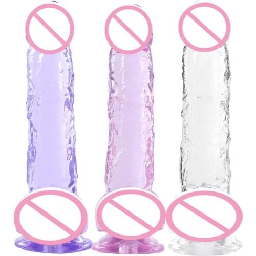 Anal Dildo for Women Fake Dick Suction Cup Soft TPE Realistic Dildos Big Penis Female Masturbation Erotic Lesbian Adult Sex Toys