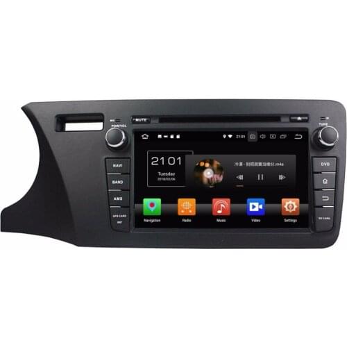 4gb+64gb PX6 6-Core 2 din 8" Android 10 Car DVD GPS for Honda City 2014 2015 Stereo Radio GPS Bluetooth 5.0 WIFI Easy Connect