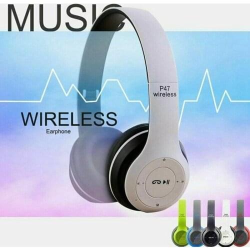 Bluetooth 5.0 Wireless Headphones Foldable Stereo Noise Cancelling Headset