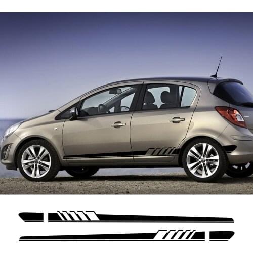 For Opel OPC Astra J H G K Insignia Corsa D B E Mokka Vectra B Car Side Stickers Auto Vinyl Film Decals Car Tuning Accessories