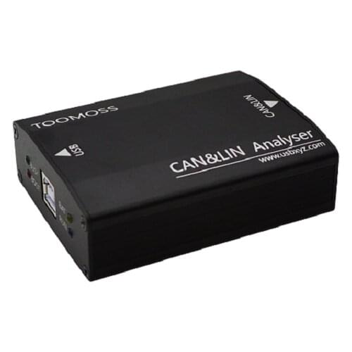 USB to dual channel CAN LIN K bus analyzer adapter data monitoring packet capture protocol analysis