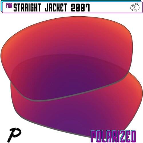 EZReplace Polarized Replacement Lenses for - Oakley Straight Jacket 2007 Sunglasses - Midnight P