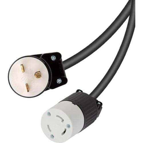 JORINDO NEMA 6-15P TO L6-30R American standard industrial grade power conversion line,6-15P 90° elbow design to L6-30R