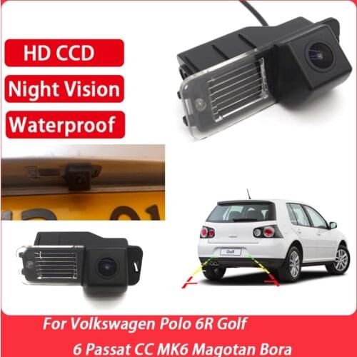 170 degree HD Night Vision Vehicle Rear View Reverse Camera Waterproof For Volkswagen Polo 6R Golf 6 Passat CC MK6 Magotan Bora