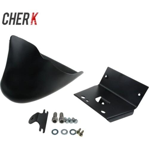 Motorcycle Vivid Black Front Chin Spoiler Air Dam Fairing Cover Mudguard Air Dam Fair For Harley Sportster 1200 XL Iron 883 48