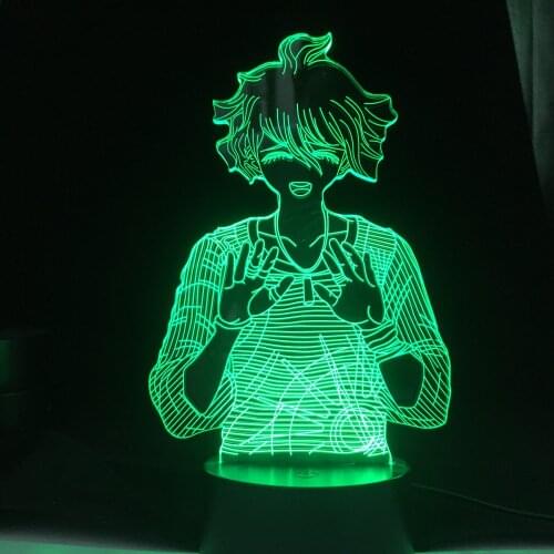 Rantaro Amami Anime Lamp Danganronpa Japanese Cartoon Lamp for Home Decor Birthday Gift Manga LED Night Lamp 3d Light Dropship