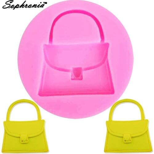 Sophronia F1048 NEW Bag Silicone Mold Candy Chocolate Gumpaste Molds Kitchen Baking Moulds Cake Decorating Tools