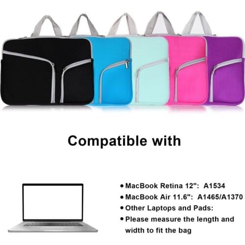 Laptop Bag Notebook Case Cover Storage Bags Computer Sleeve for MacBook Samsung Chromebook HP Acer Lenovo 12" 11.6" Handbag