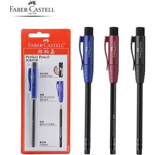2pcs/lot FABE- CASTELL 1829 perfect pencil extender pencil sharpener cap 1829 Pencil Four in One Pencil set learning stationery