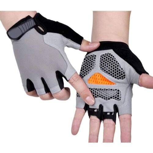 Cycling Anti-slip Anti-sweat Men Women Half Finger Gloves Breathable Anti-shock Sports Gloves MTB Bike Bicycle Glove