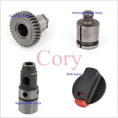 1PCS for GBH2-26DRE Spiral Bevel Gear/Hammer Impact Head/Keyless Drill Chuck