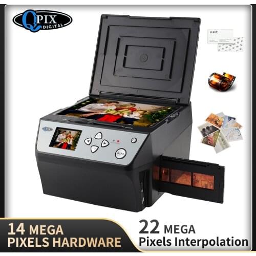 22 Mega Pixels 4 in 1 COMBO Photo and Digital Film Scanner 135 Negative Converter Photo 35 mm Film Scanner Business Card Scanner