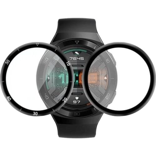 3D Full Cover Screen Protector For Huawei Watch GT 2e Curved Edge Protective Film Guard For Huawei Watch GT 2e