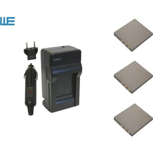 3XSLB-0737 SLB0737 NP-40 Battery+Charger for Samsung Digimax i5, Digimax i50, Digimac i50 MP3