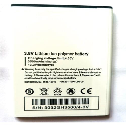 Original Ulefone u008 pro phone battery 3500mah for uleFone U008 Smartphone 5.0inch with phone stander