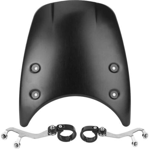 Aluminum 39-41mm Vintage Windshields Windscreen For Harley Davidson Sportster XL 883/1200 XL883 XL1200 2004