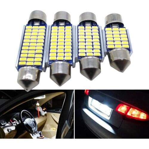 C5W LED Canbus Bulbs 31mm 36mm 39mm 41mm Festoon Light led Auto Dome Lamp License Plate Car Interior Bulb 12v white