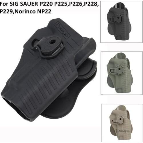 Right Hand Tactical Gun Holster SIG SAUER P220 P225,P226,P228,P229,Norinco NP22 Military Pistols Case Right Hand