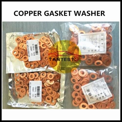 7x15mm/9x18mm Diesel Common Rail Injector Nozzle Copper Washer Seal O Ring Pad Gasket Diesel Pump Repair Tool