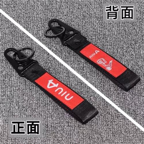 For Niu Electric Scooter N1s NGT m+ u1 us u+ Universal Motorcycle embroidery key chain key Ring