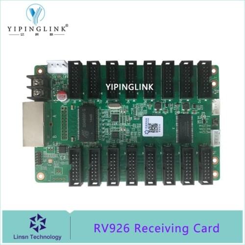 LINSN RV926 led display screen receiver cards 16 pcs hub75e led control card with 256*1024 pixels