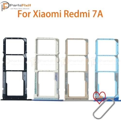 SIM Card Tray for Redmi7A SIM Card Slot SIM Card Holder Card Slot Adapter for Redmi 7A Replacement Parts with free Eject Pin