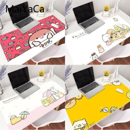 MaiYaCa Cute Kawaii Japanese Characters Rubber Pad to Mouse Game Gaming Mouse Pad Large Deak Mat 700x300mm for overwatch/cs go